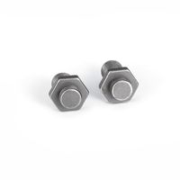 1 Pair Hip-Hop Geometric Titanium Steel Ear Studs sku image 4