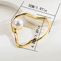 Vintage Style Simple Style Star Heart Shape Mask Alloy Plating Rhinestones Unisex Brooches 1 Piece main image 5