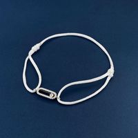 Simple Style Geometric Rope Copper Inlay Zircon Unisex Bracelets sku image 16