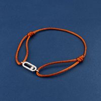 Simple Style Geometric Rope Copper Inlay Zircon Unisex Bracelets sku image 19