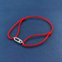 Simple Style Geometric Rope Copper Inlay Zircon Unisex Bracelets sku image 1