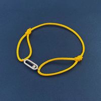 Simple Style Geometric Rope Copper Inlay Zircon Unisex Bracelets sku image 14