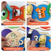 ألعاب التعلم طفل (0-2 سنة) حيوان خشب لعب main image 5