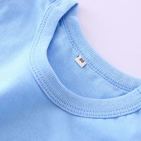 Einfacher Stil Einfarbig Baumwolle T-Shirts & Blusen main image 5