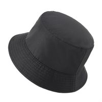 Unisex Simple Style Solid Color Flat Eaves Bucket Hat main image 2