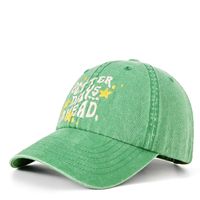 Unisex Simple Style Letter Star Embroidery Curved Eaves Baseball Cap sku image 3