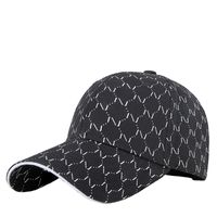 Unisex Simple Style Solid Color Printing Curved Eaves Baseball Cap main image 2