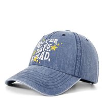Unisex Simple Style Letter Star Embroidery Curved Eaves Baseball Cap sku image 1