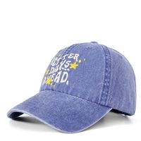 Unisex Simple Style Letter Star Embroidery Curved Eaves Baseball Cap sku image 2