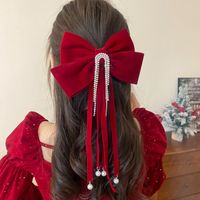 Women's Sweet Bow Knot Cloth Hair Clip sku image 16