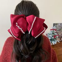 Women's Sweet Bow Knot Cloth Hair Clip sku image 9