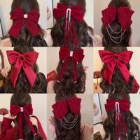 Women's Sweet Bow Knot Cloth Hair Clip main image 6