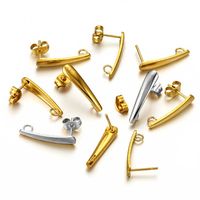 20 PCS/Package Stainless Steel Solid Color Ear Stud Accessories Simple Style main image 5