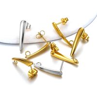 20 PCS/Package Stainless Steel Solid Color Ear Stud Accessories Simple Style main image 1