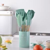 Simple Style Color Block Silica Gel Bbq Spatula 1 Set sku image 2