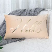 Simple Style Classic Style Letter Polyester Pillow Cases sku image 5