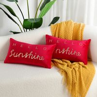 Simple Style Classic Style Letter Polyester Pillow Cases main image 4