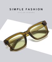 Casual Simple Style Geometric Ac Square Full Frame Women's Sunglasses main image 3
