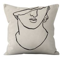 Nordic Style Simple Style Classic Style Color Block Super Short Velvet Pillow Cases sku image 9