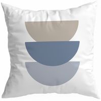 Exaggerated Modern Style Artistic Geometric Color Block Fibre Peach Skin Pillow Cases sku image 25