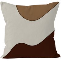 Classical Simple Style Geometric Solid Color Super Short Velvet Pillow Cases main image 2