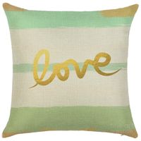 Simple Style Classic Style Commute Letter Ocean Linen Pillow Cases sku image 10