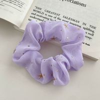 Women's Simple Style Star Solid Color Cloth Hair Tie sku image 10