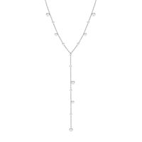 Stainless Steel IG Style Tassel Geometric Pendant Necklace main image 10