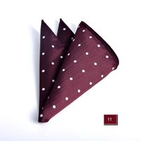 Simple Style Stripe Polyester Jacquard Men's Pocket Square 1 Piece sku image 11