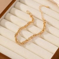 Ig Style Simple Style Geometric Solid Color Alloy Plating 14k Gold Plated Women's Leg Chain main image 5