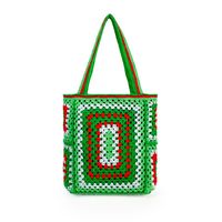 Women's Large Polyester Color Block Ethnic Style Square Zipper Underarm Bag main image 5