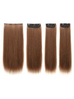 Women's Simple Style Casual Chemical Fiber Long Straight Hair Wig Net sku image 3