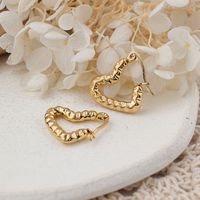 1 Pair IG Style Heart Shape Plating 304 Stainless Steel Ear Studs main image 6