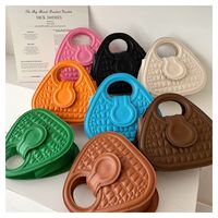 Women's Medium Pu Leather Solid Color Classic Style Oval Magnetic Buckle Saddle Bag main image 8