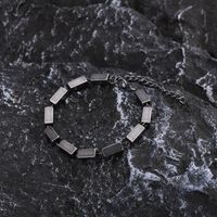 Hip-Hop Retro Geometric 201 Stainless Steel Men's Bracelets main image 5