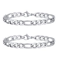 Simple Style Commute Solid Color 201 Stainless Steel Men's Bracelets main image 4