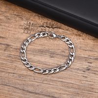 Simple Style Commute Solid Color 201 Stainless Steel Men's Bracelets main image 7