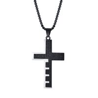 Einfacher Stil Kreuzen Edelstahl 304 Männer Halskette Mit Anhänger main image 8