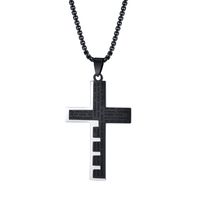 Simple Style Cross 304 Stainless Steel Men's Pendant Necklace main image 8