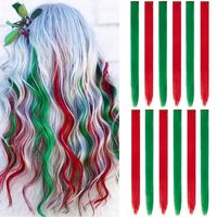 Women's Sweet Multicolor Casual Chemical Fiber Long Straight Hair Wigs sku image 2