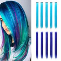 Women's Sweet Multicolor Casual Chemical Fiber Long Straight Hair Wigs main image 5
