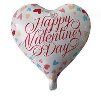Valentine's Day Sweet Cartoon Letter Heart Shape Aluminum Film Wedding Festival Balloons sku image 5