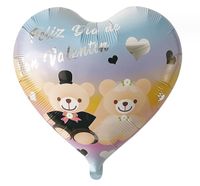 Valentine's Day Sweet Cartoon Letter Heart Shape Aluminum Film Wedding Festival Balloons sku image 7