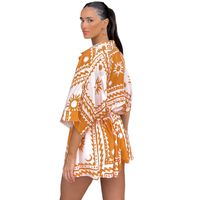 Women's Holiday Beach Casual Vacation Printing Knee Length Rompers main image 5