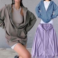 Women's Hoodies Long Sleeve Casual Classic Style Solid Color main image 1