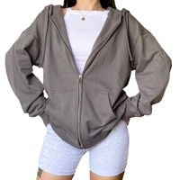 Women's Hoodies Long Sleeve Casual Classic Style Solid Color main image 5