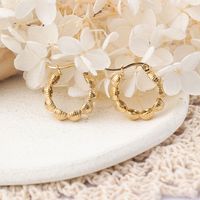1 Pair IG Style Semicircle Plating 304 Stainless Steel Ear Studs main image 9
