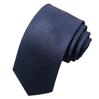 Business Formal Solid Color Cashew Nuts Flower Polyester Yarn Men's Tie sku image 4