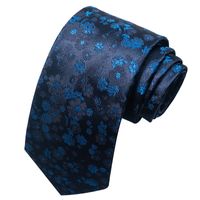 Business Formal Solid Color Cashew Nuts Flower Polyester Yarn Men's Tie sku image 9