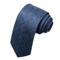 Business Formal Solid Color Cashew Nuts Flower Polyester Yarn Men's Tie sku image 7